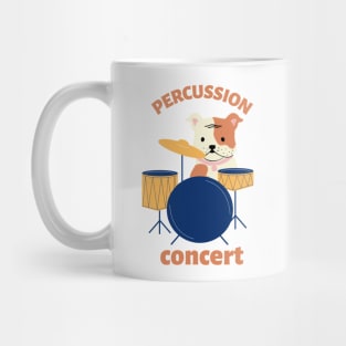 Dog Drummer Mug